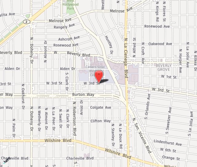 Location Map: 8631 West 3rd Street Los Angeles, CA 90048